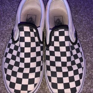 Checkered Vans Size 7